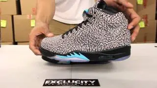 Air Jordan 3Lab5 Cement Grey - Gamma Blue Unboxing Video at Exclucity