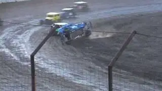 Dwarf Car Flying 12 feet in the air after he hits another car causing him to flip both 2 cars
