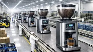 Inside a Coffee Grinder Factory: Burr Balancing, Grind Fineness Testing & Noise QC