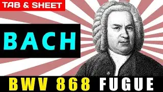 BWV 868 Fugue 23 by Johann Sebastian  Bach | Guitar Tab, Sheet Music & MIDI