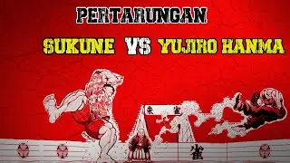Pertarungan Sukune Melawan Yujiro Hanma