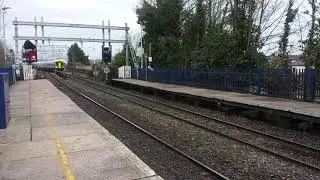 SWR livery 159003 fresh from the paint shop passing Reading West 23/1/18