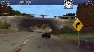 Need for Speed III: Hot Pursuit - Hometown forward in 1:09:93 stock