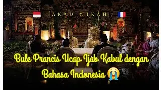 Bule Prancis Menikah dengan Adat Palembang 😍 Prosesi Akad yang Bikin Haru 🥲