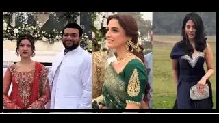 Sonya Hussyn, Kinza Hashmi and Maya Ali at Hina Afridi's wedding