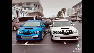 Twin scroll vs single scroll STI