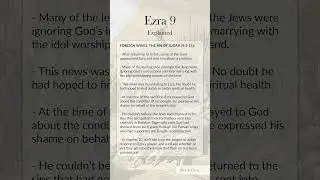 Ezra 9 Bible Study and Explanation