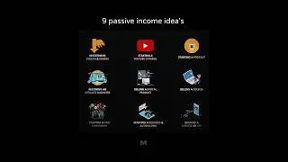 9 passive income idea's 📈💸#mindset #success #business