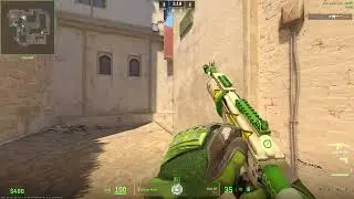 CS2 Mirage 4K - Galil AR Eco - Bayonet Gamma Doppler Phase 4 - Specialist Gloves Emerald Web