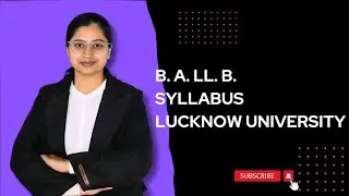 BALLB Syllabus for Lucknow university along with reference books.