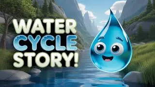 История круговорота воды в природе 🌊 | Путешествие капли дождя для детей