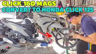 PAANO MAG CONVERT NG CLICK 160 MAGS SA HONDA CLICK 125