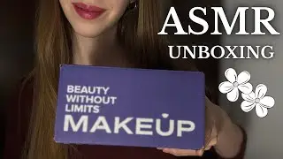 ASMR po polsku Unboxing paczki z kosmetykami 💄 bliski szept, show & tell 