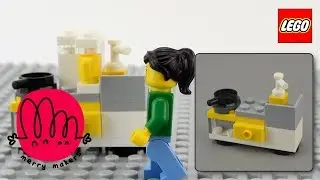 LEGO Tutorial - How to build a Cooking Counter