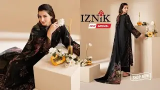 Iznik Sole Mode Unstitched Printed Lawn 2025 | Pakistani Clothing UK