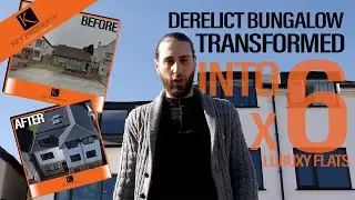 DERELICT BUNGALOW TRANSFROMED INTO 6 LUXURY FLATS - BLACKFEN ROAD, DA15