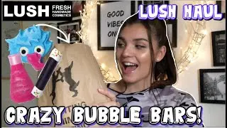 LUSH LIMITED EDITION BUBBLES BARS 2020 | NEW & CRAZY CREATIONS! LUSH HAUL