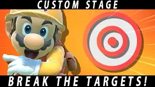 I RECREATED TARGET SMASH WITH STAGE BUILDER IN SMASH ULTIMATE
