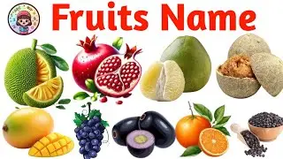 20 Most Popular FRUITS in the World | Fun Fruit Names For Kids | Learn English vocabulary