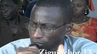 Ziguinchor TV,  Kafountine, Jrnee Mondiale Tourisme, Conference de presse, Intervention Victor Fanso