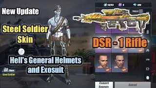 New Update ROS | DSR - 1 Rifle | Steel Soldier | Hell's General - Exosuit | Rules of Survival