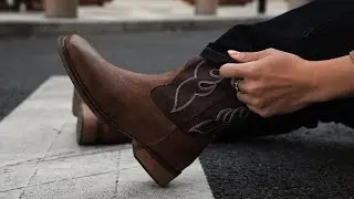 Square Toe Cowboy Boots For Men