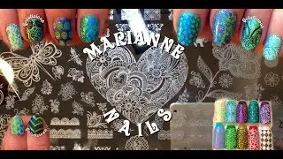 Marianne Nails XXL 3 Stamping Plate Review & Swatches Part 2