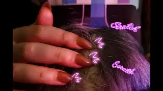 ASMR💆‍♀️ Fast & Aggressive Head Scratching 💤Asmr Lunar Niki 🌙