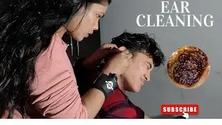 Maya Cleaned My Dirty EAR | Indian EAR CLEANING | Diry EAR WAX |