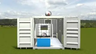 3D Model - Dioxide Pacific - Containerised Chlorine Dosing System