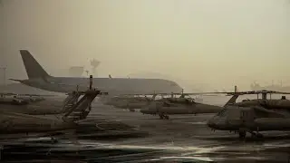 Airport Concept (Element 3D) Matte Painting - Free Download Project File