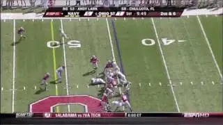 Navy QB Ricky Dobbs Official Highlights vs. Ohio State