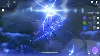Flins combat and special burst animation