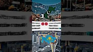 pakistan vs kazakhstan #shorts #pakistan #kazakhstan #countries #countryballs #vs #world