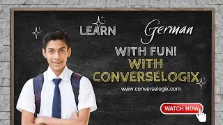 🇩🇪 Learn German with Fun! WITH #Converselogix | #learngermanonline