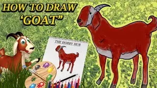 How To Draw A Goat | Step-by-Step | Drawing Tutorial For Beginners
