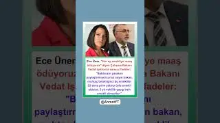 &ldquo;Ece &Uuml;ner&rsquo;den Bakan Işıkhan&rsquo;a Sert Tepki&rdquo;
