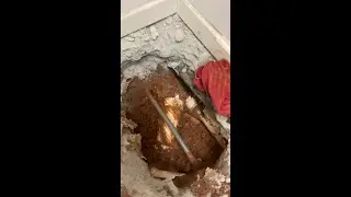 Slab Leak Discovered and Repaired | Aaron Services: Plumbing, Heating, Cooling