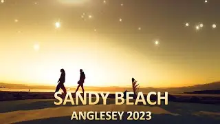Sandy Beach, Anglesey - Sunset Flight 2023