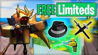 I Gave Away FREE LIMITEDS in Roblox Trade Hangout!