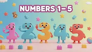Learn Numbers 1&ndash;5 with Music | Fun Counting Song for Kids