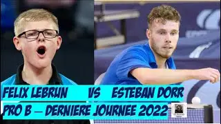 Félix Lebrun (Istres TT) vs Esteban Dorr (Metz TT) - Pro B