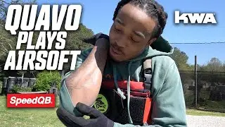 Quavo Plays Airsoft! Huncho's birthday hosted by KWA and Airsoft Atlanta at Power Ops 🇺🇸
