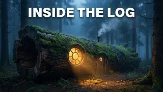 I Built a Secret House Inside a Giant 500-Year-Old Log