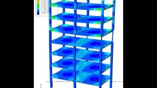 Collapse simulation of a  structure under earthquake in Abaqus
