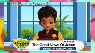🗣️😃 𝙏𝙝𝙚 𝙂𝙤𝙤𝙙 𝙉𝙚𝙬𝙨 𝙊𝙛 𝙅𝙚𝙨𝙪𝙨 ~  Rhapsody of Realities for Early Readers - Sunday - 1 - February, 2026