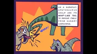 Dinosaur Facts: Apatosaurus Vs Tyrannosaurus Rex (Dinosaur Comic Dub) (Jurassic World Comic Dub)