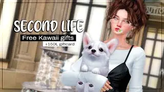 Second Life FREE GIFTS | Free Kawaii Gifts Fatpack + 150L Giftcard  | 1L CLOTHES Gifts
