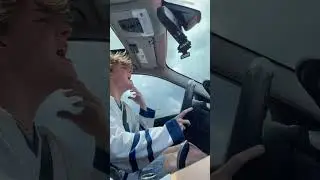 my friend filmed me singing this in the car 😂