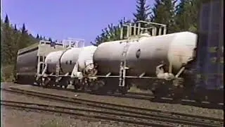 Classic Railroad Series 858 - SP at Fields, OR Aug  1, 1993.